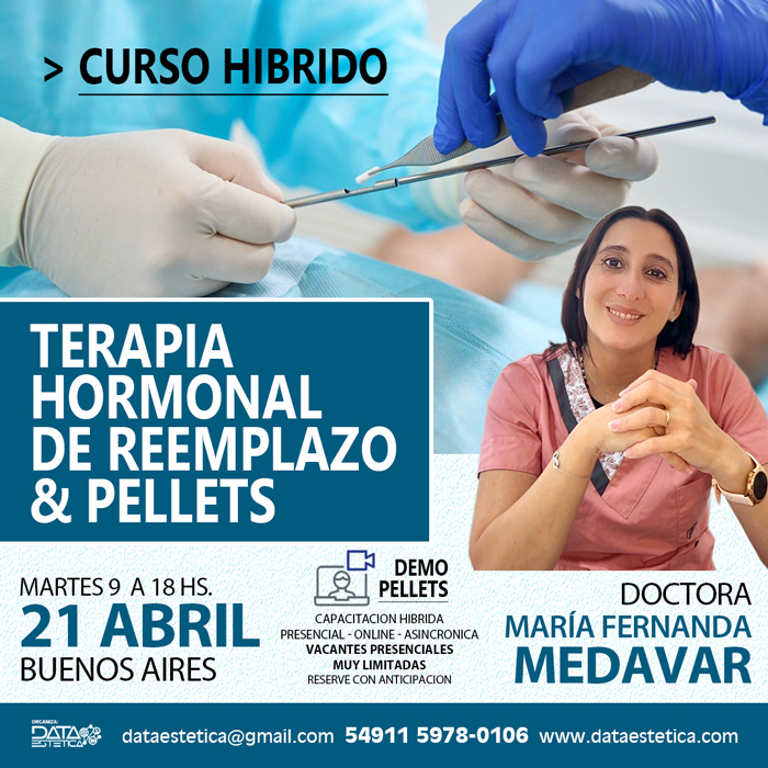 Curso híbrido: Terapia Hormonal de Reemplazo & Pellets